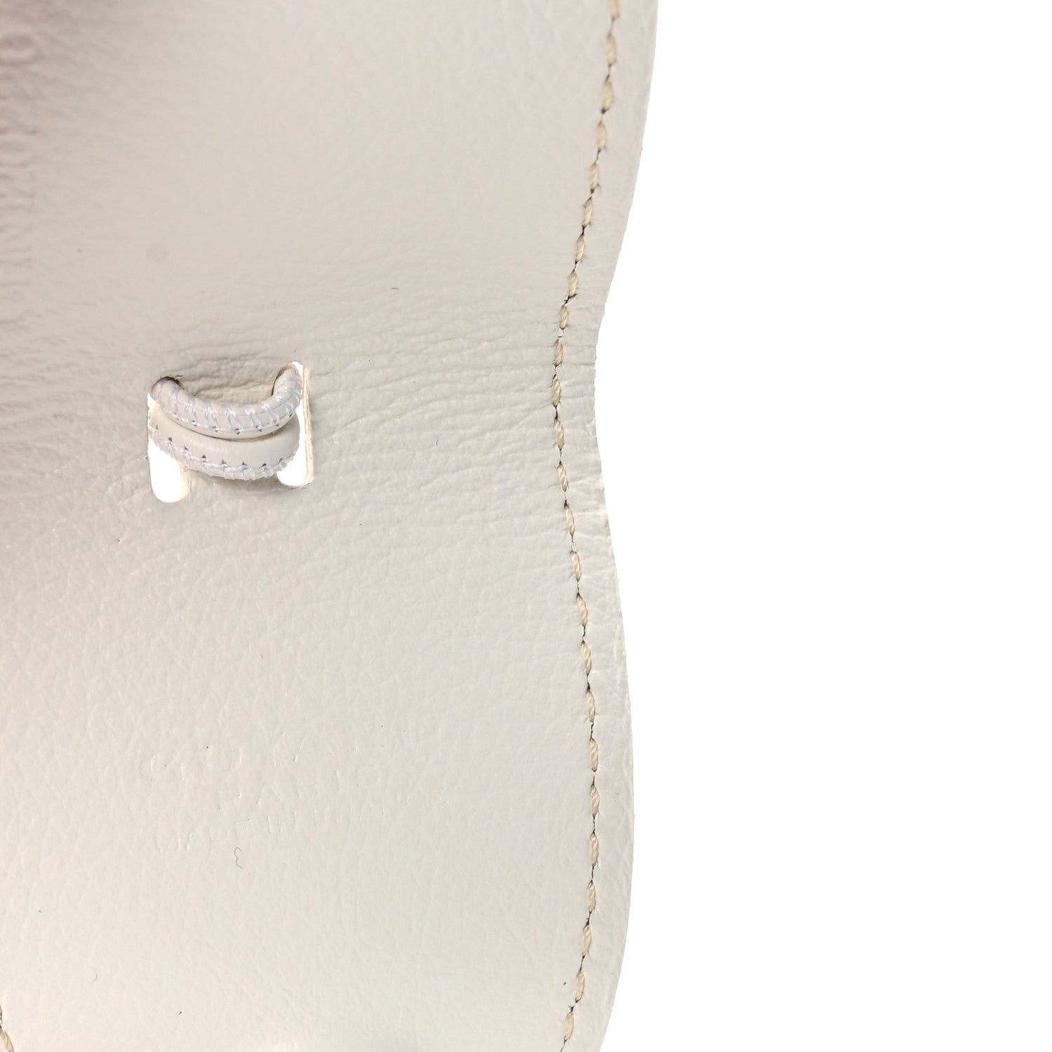 Goyard Calfskin Bag Clip White 3 of 4