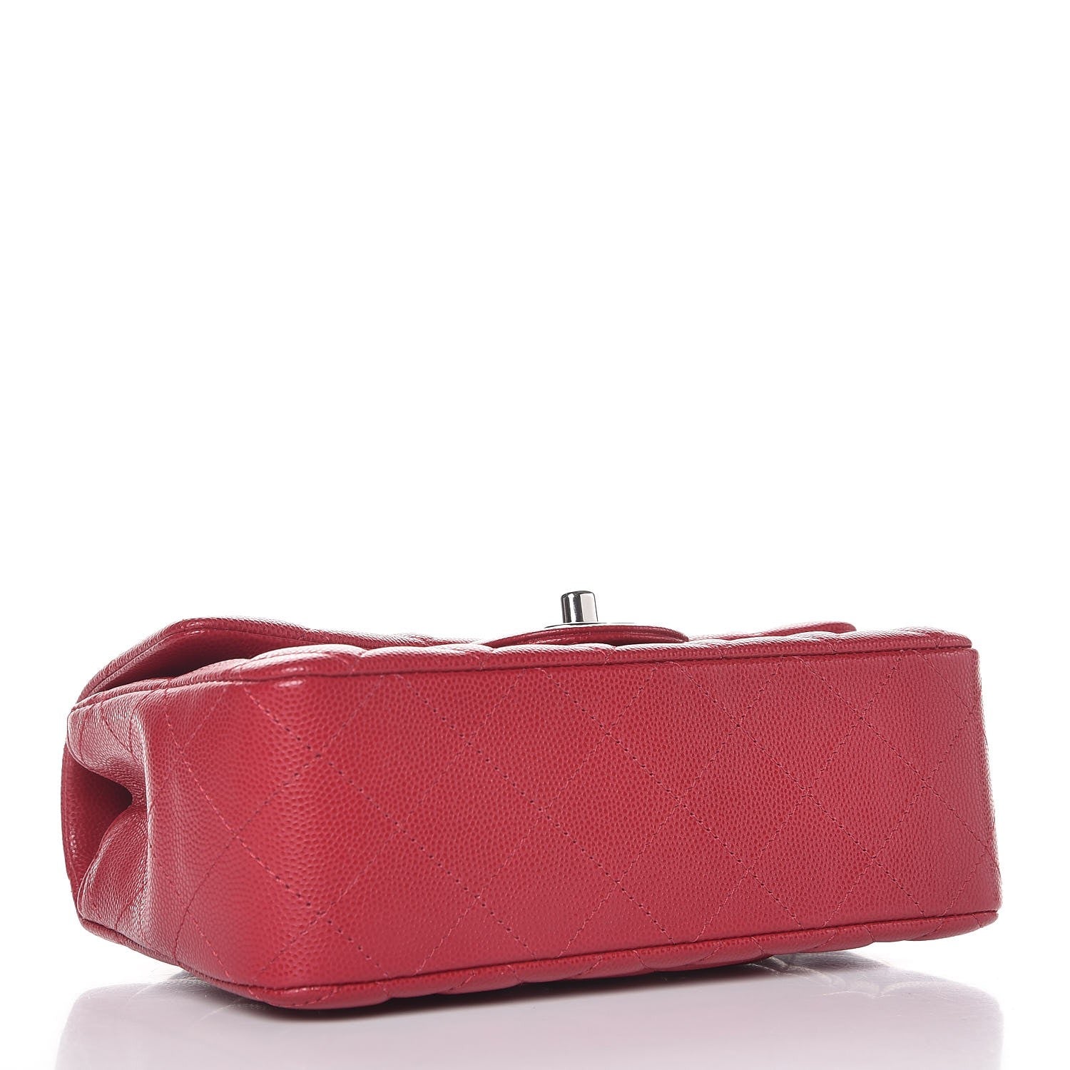 Chanel Caviar Quilted Mini Rectangular Flap Red 4 of 8