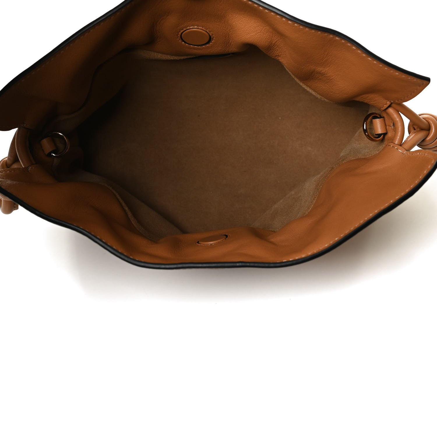 Loewe Calfskin Mini Flamenco Knot Clutch Warm Desert 5 of 11