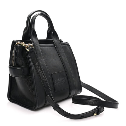 Marc Jacobs Grained Calfskin Small The Tote Bag Black 3 of 9