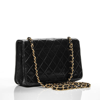 Chanel Lambskin Quilted Small Single Flap Black 3 of 9