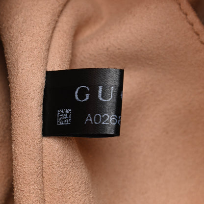 Gucci Calfskin Matelasse GG Marmont Belt Bag 85 34 Black 8 of 12