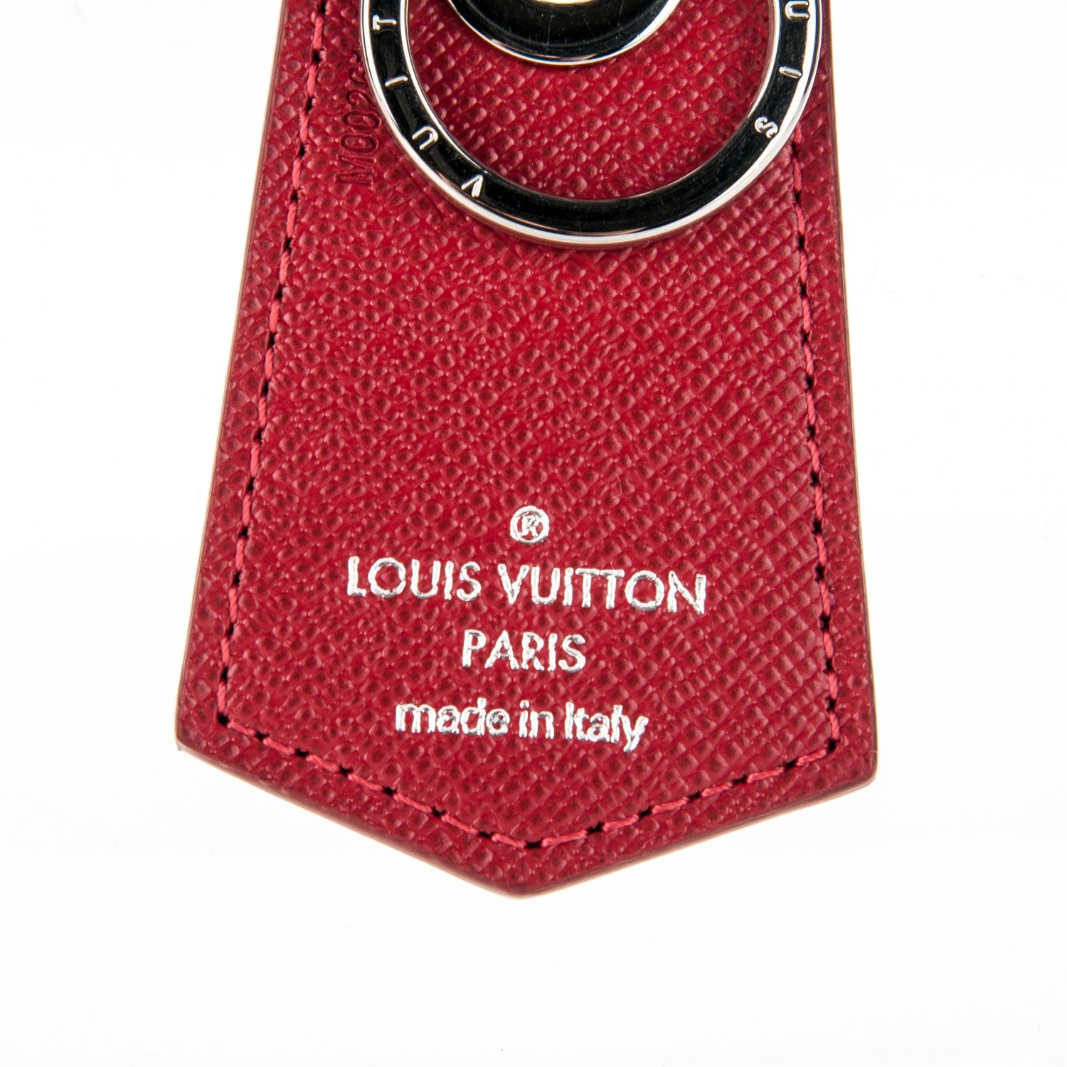 Louis Vuitton Damier Graphite Rope Enchappe Key Holder Red 3 of 4