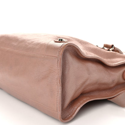 Balenciaga Pearlescent Goatskin Classic Palladium Hardware City Rose Rose Light 11 of 13