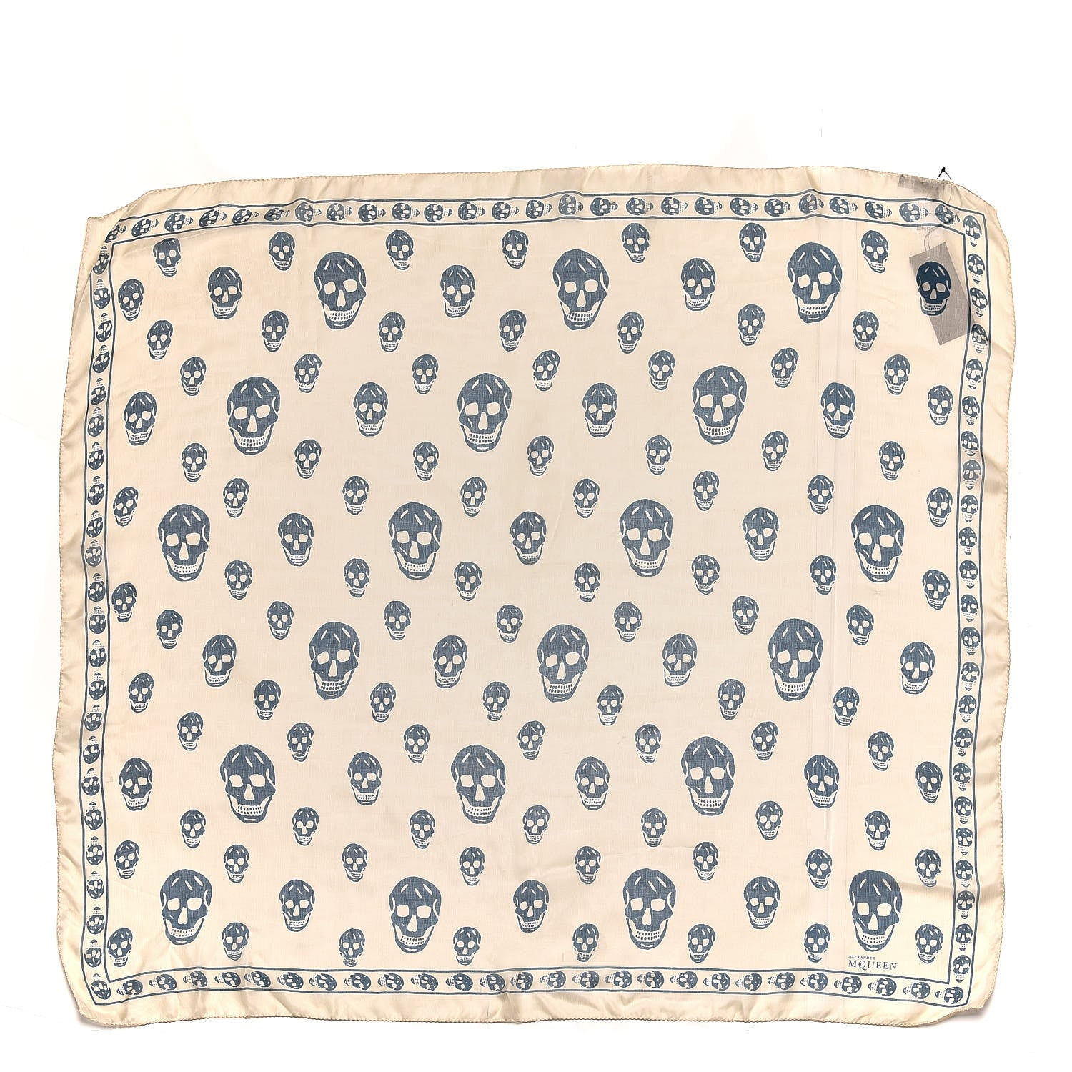 Alexander McQueen Silk Chiffon Skull Scarf 1 of 4