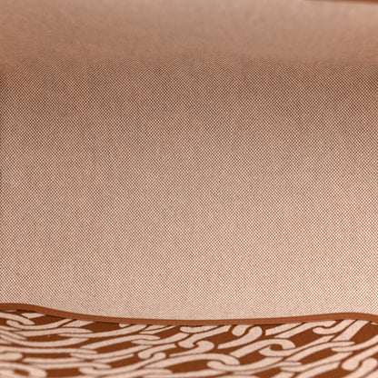 Hermes H Plume Canvas Swift Printed Maillons & Co Steeple 25 Bag Fauve Ecru Beige Gold 7 of 12