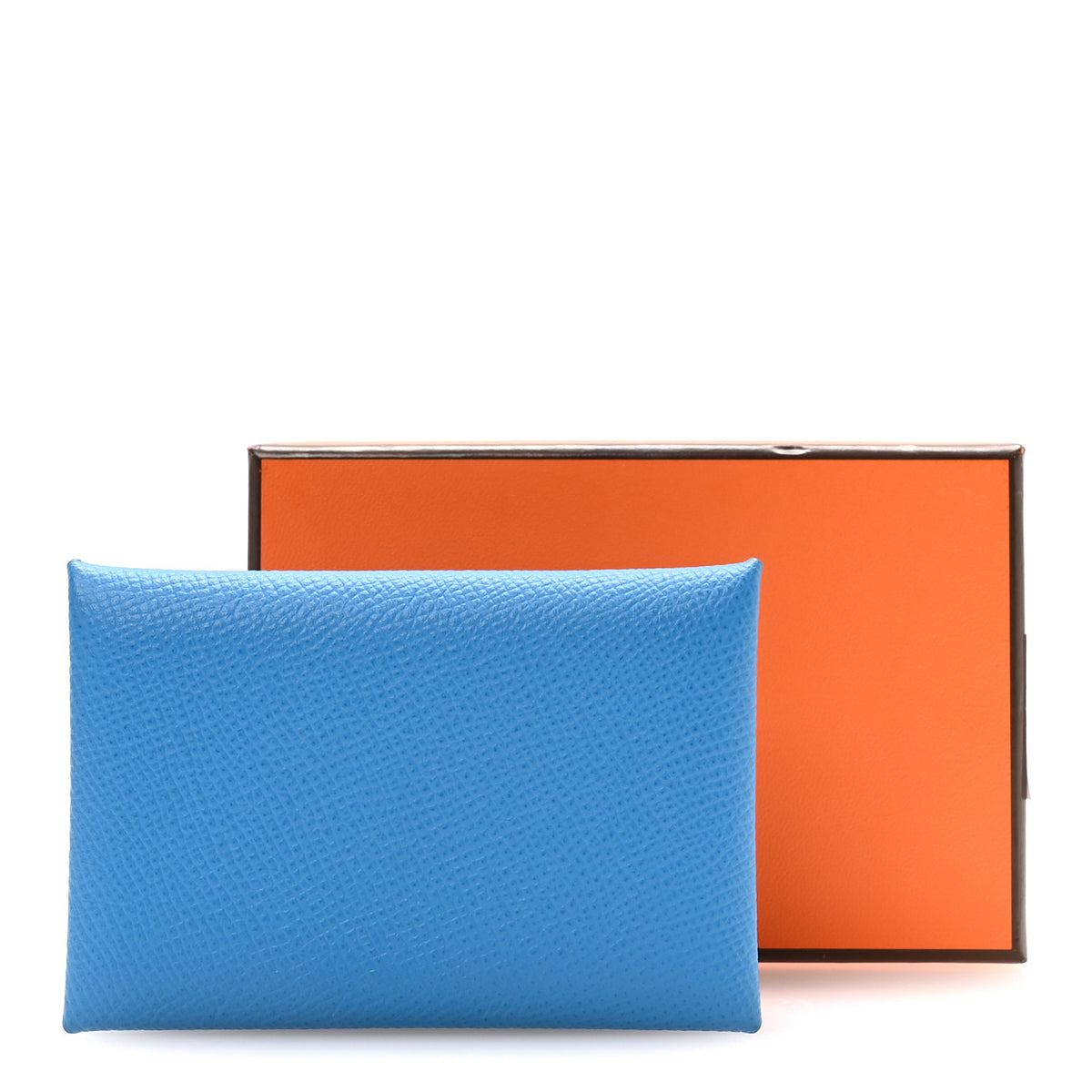 Epsom Calvi Card Case Bleu Zanzibar