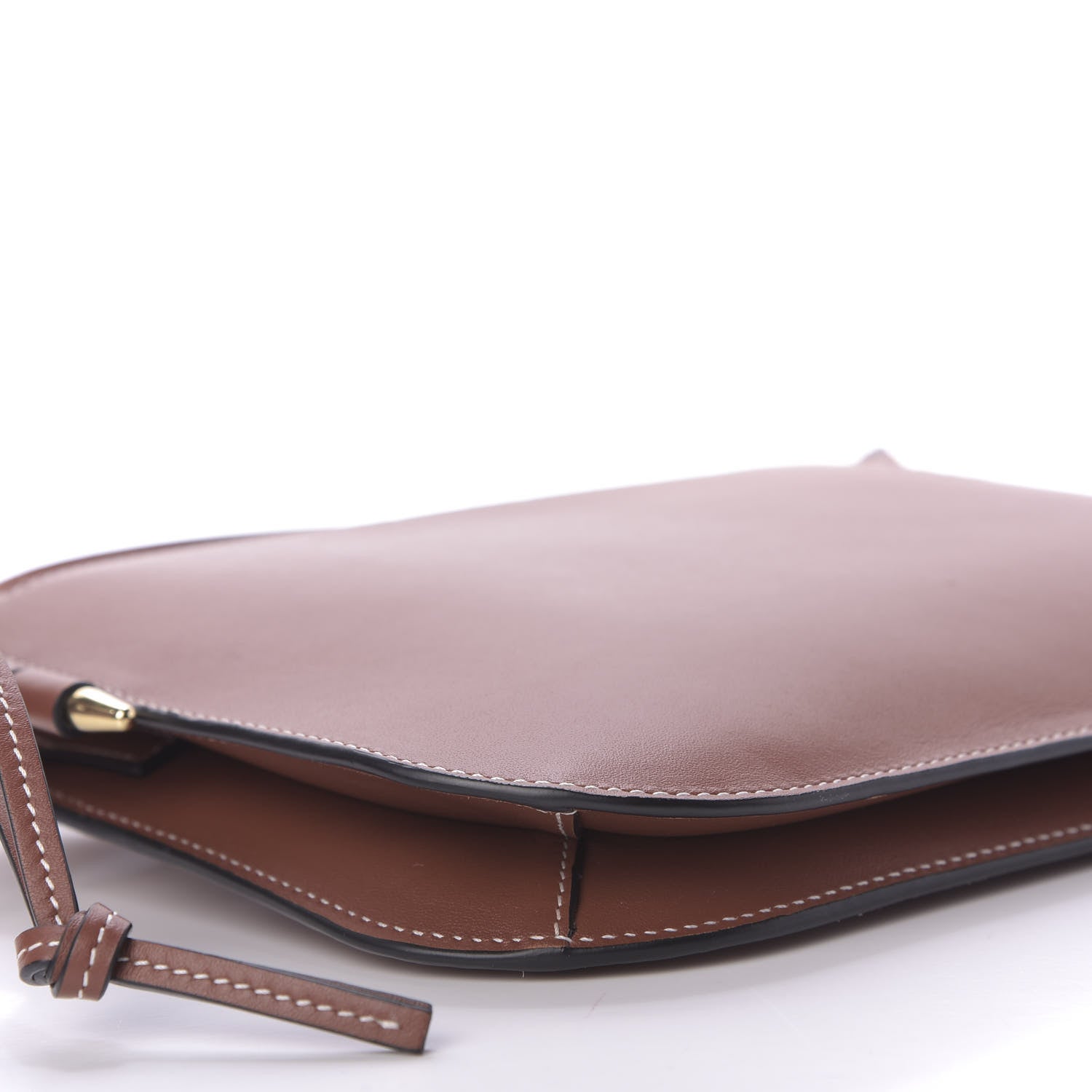 Loewe Calfskin Gate Double Zip Pouch Crossbody Brick 6 of 8