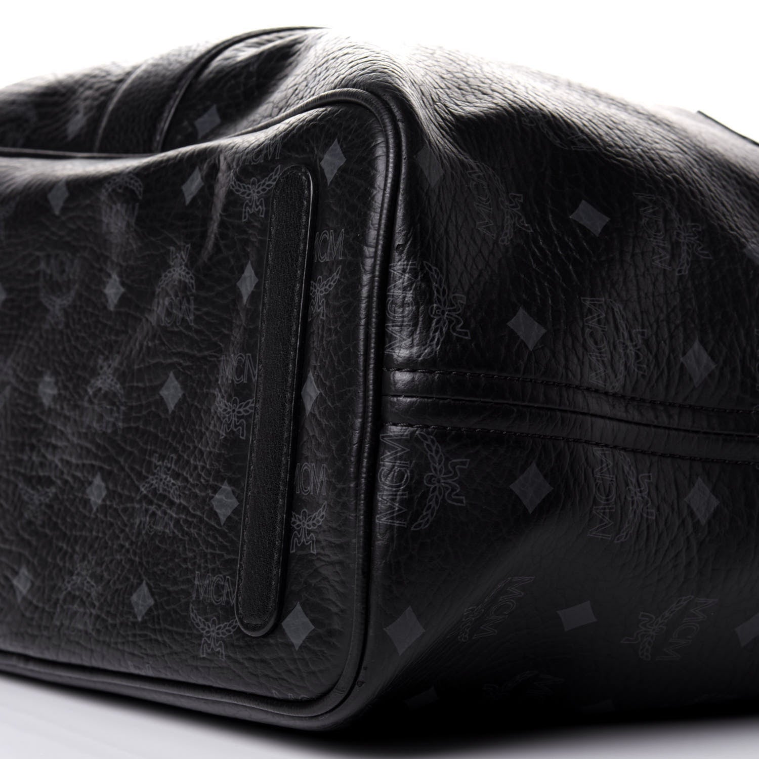 MCM Visetos Medium Liz Reversible Shopper Tote Black 15 of 17