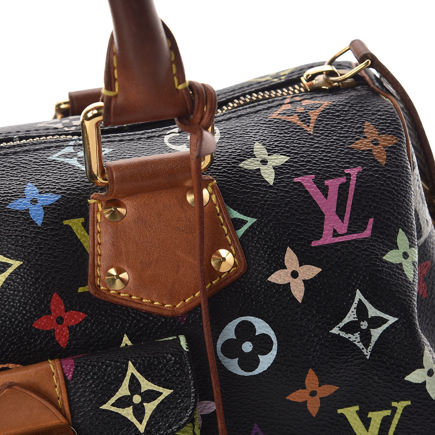 Louis Vuitton Monogram Multicolor Speedy 30 Black 17 of 18