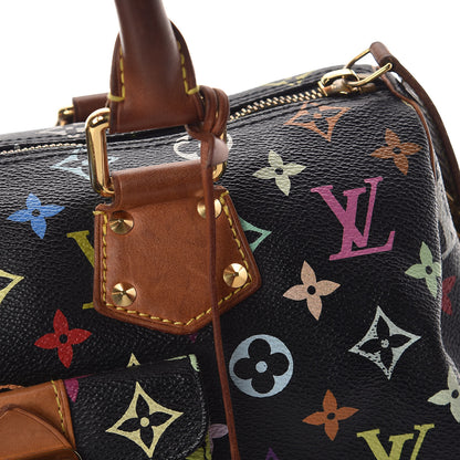 Louis Vuitton Monogram Multicolor Speedy 30 Black 17 of 18