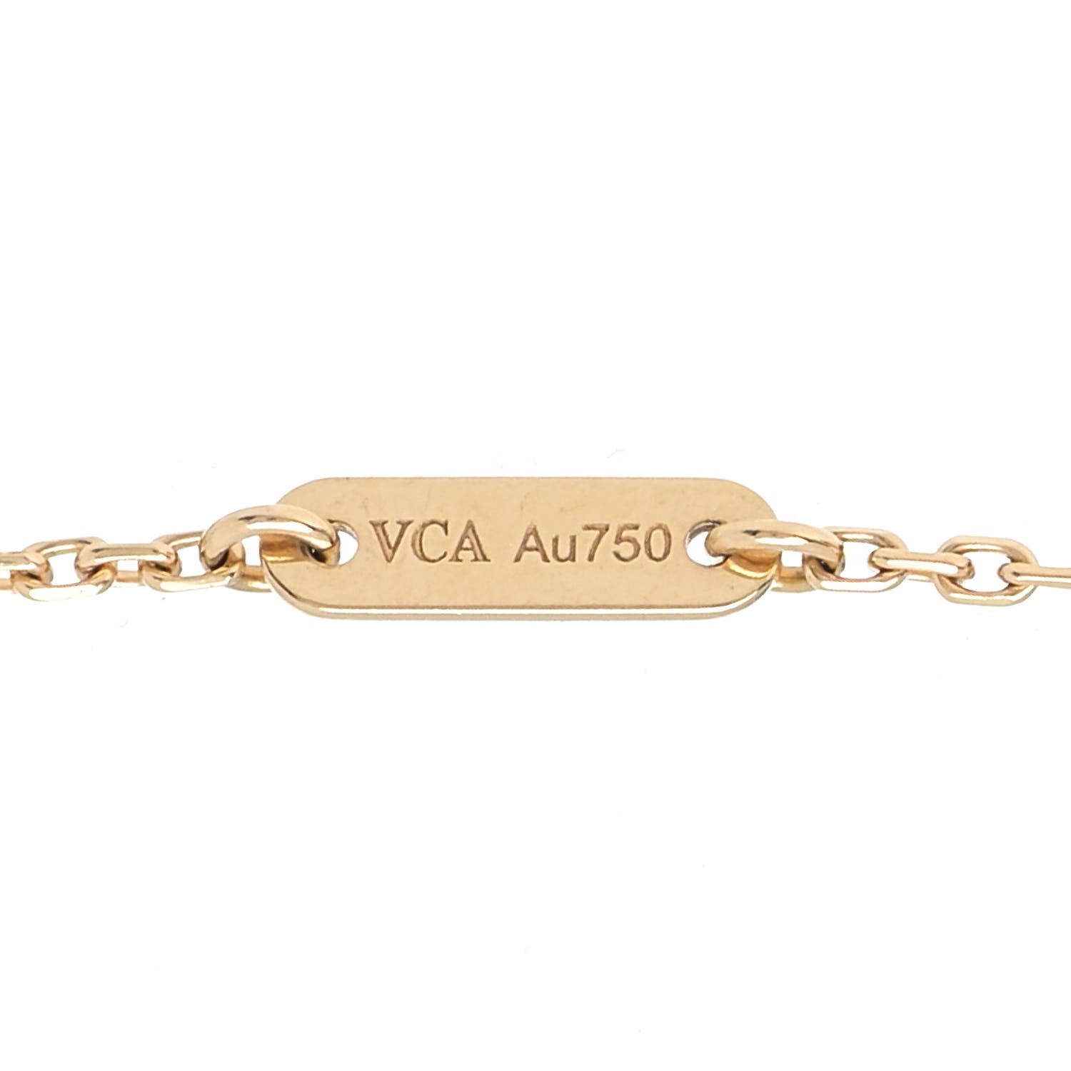 Van Cleef & Arpels 18K Yellow Gold Mother of Pearl Sweet Alhambra Butterfly Bracelet 5 of 7