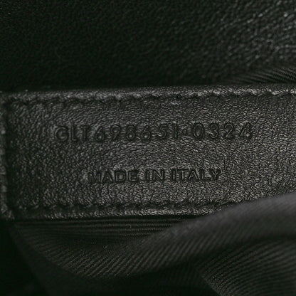 Saint Laurent Lambskin Quilted Maxi Icare Shopping Tote Black 8 of 11