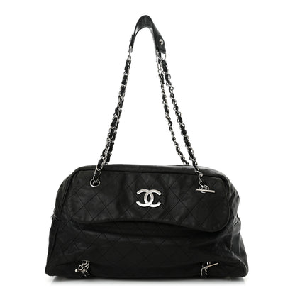 Chanel Lambskin Quilted Large Chain Around Tote Black 1 of 19