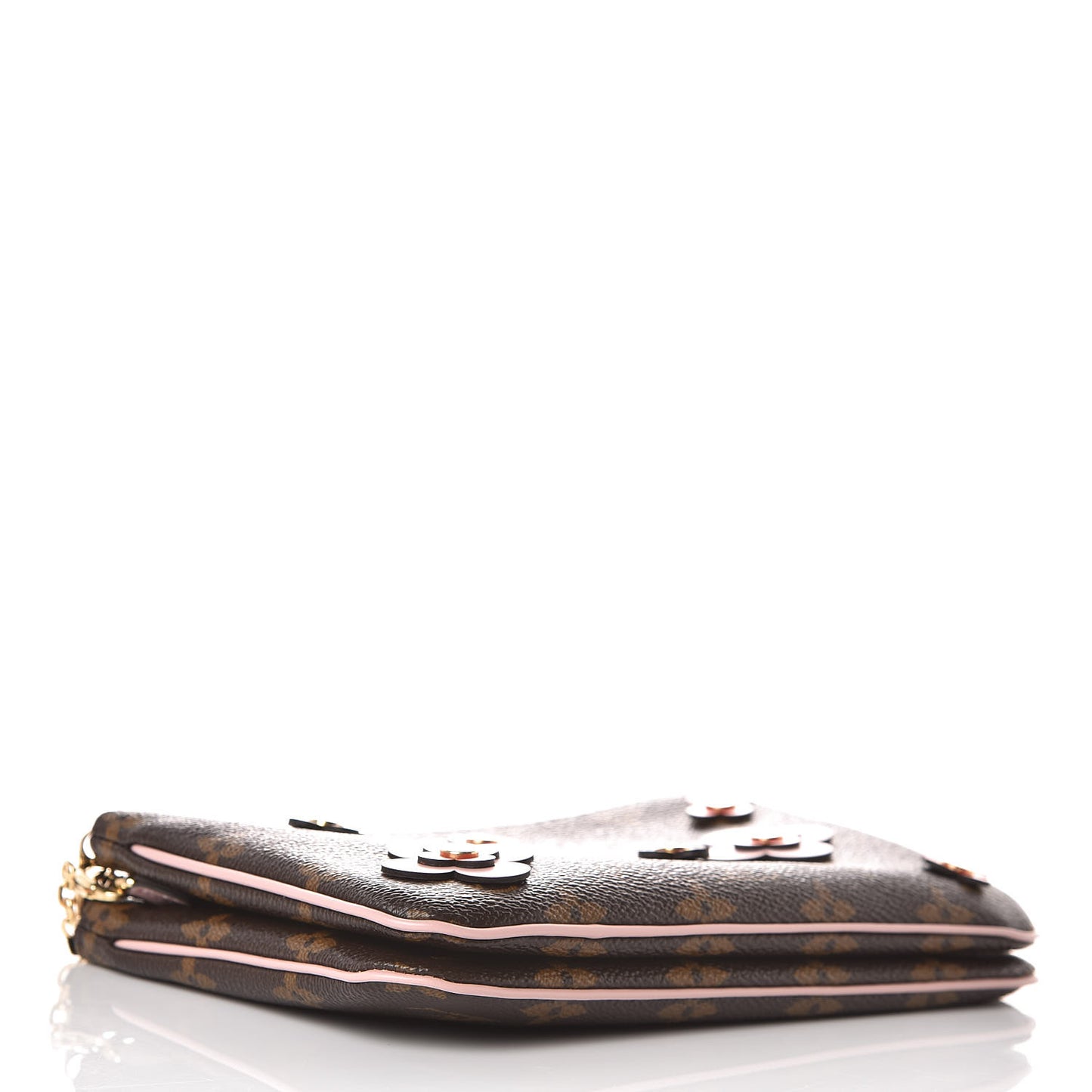 Monogram Blooming Flowers Double Zip Pochette