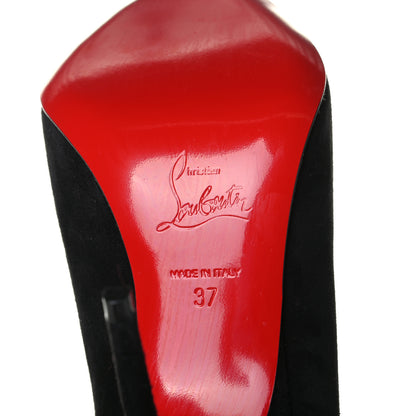 Christian Louboutin Veau Velours Alminette 100 Pumps 37 Black 6 of 6