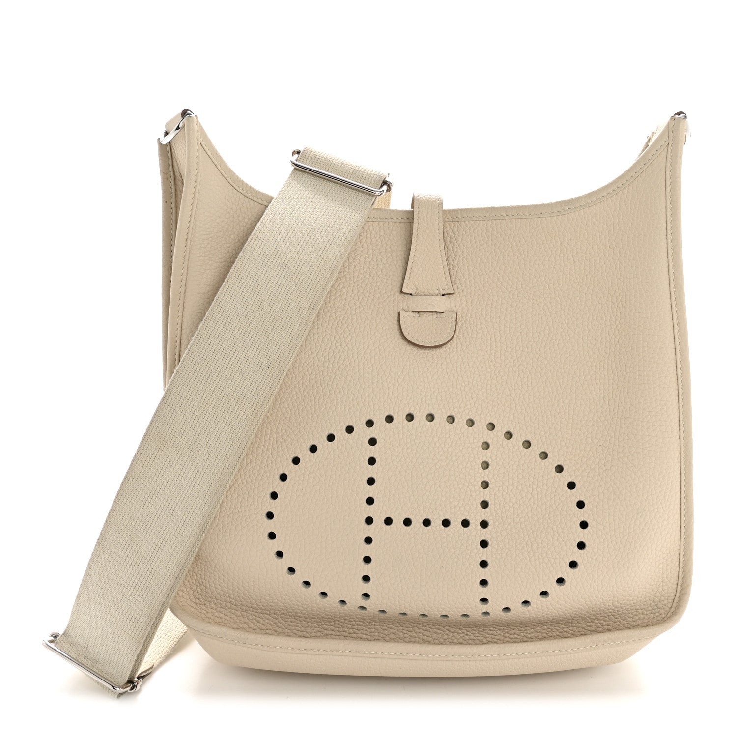 Hermes Taurillon Clemence EVELYNE III PM Beton 1 of 13