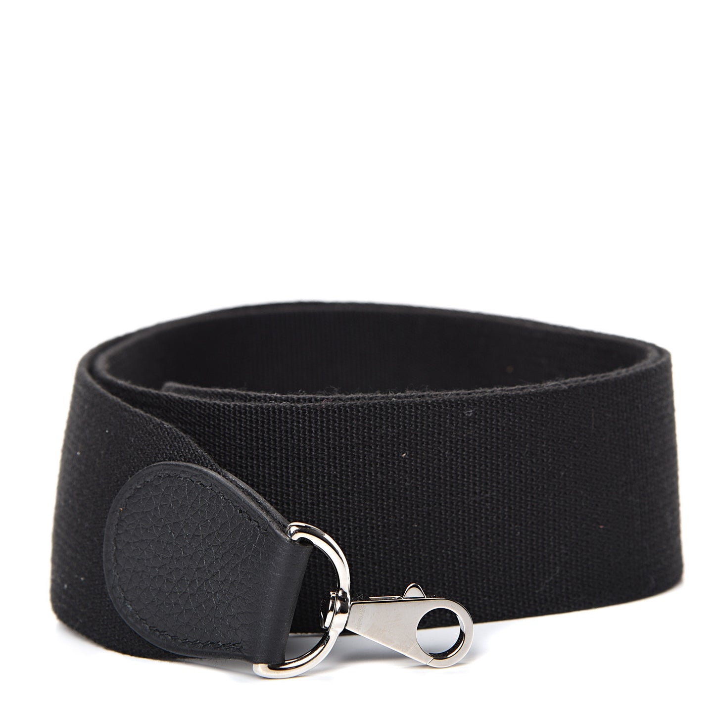 Toile Taurillon Clemence Shoulder Strap Black