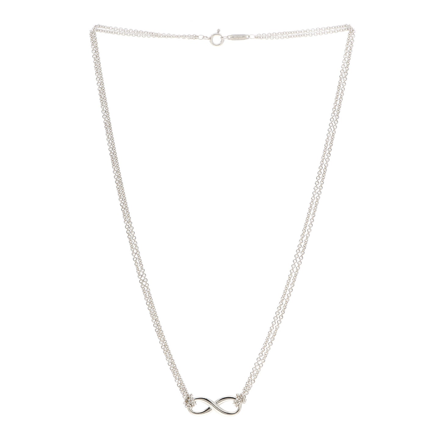 Sterling Silver Infinity Pendant Necklace