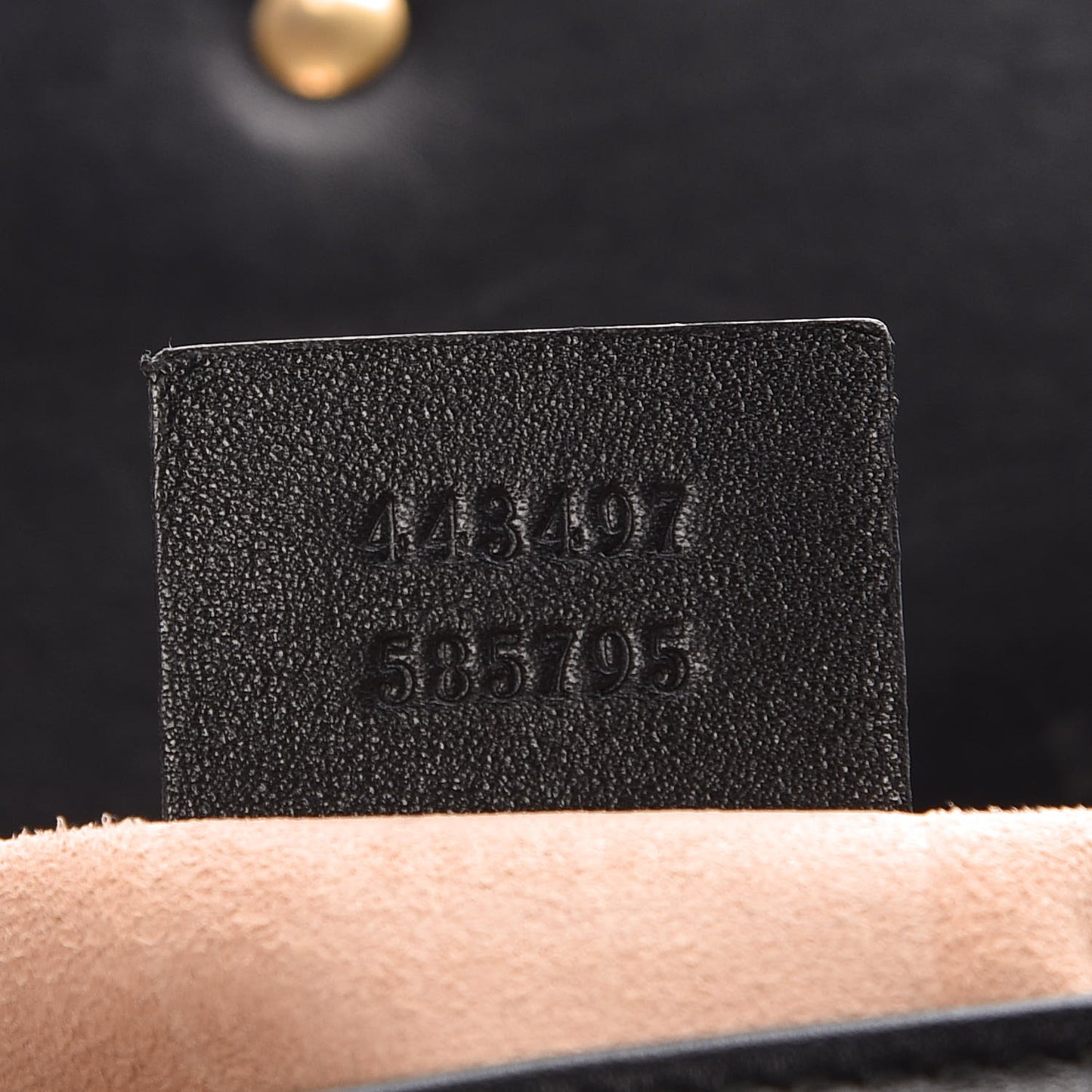 Calfskin Matelasse Small GG Marmont Shoulder Bag Black