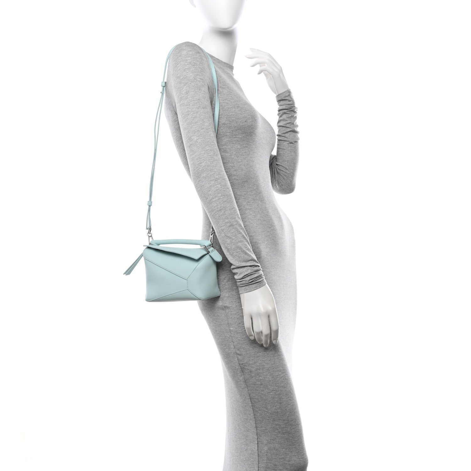 Loewe Calfskin Mini Puzzle Edge Bag Iceberg 2 of 10