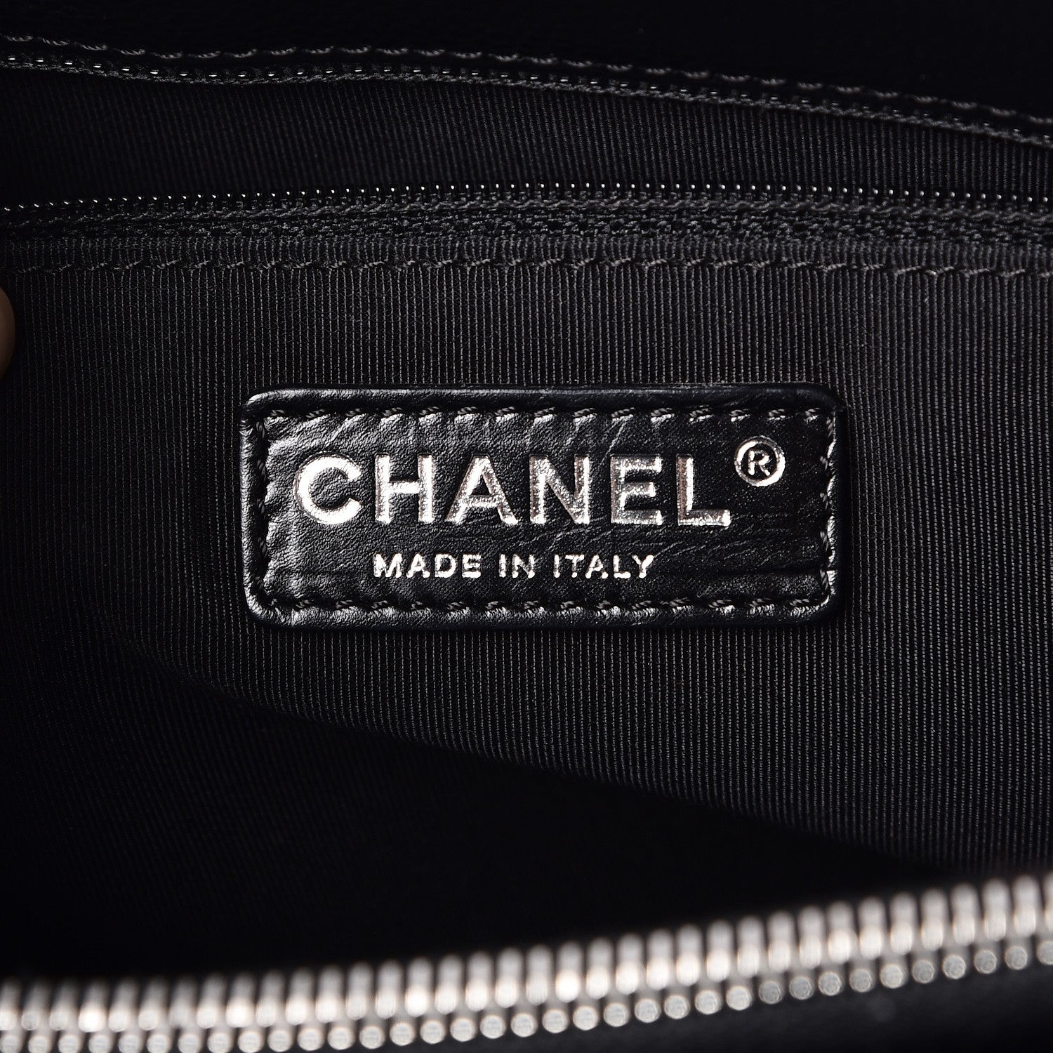 Chanel Caviar Quilted Grand Shopping Tote GST Black 6 of 7