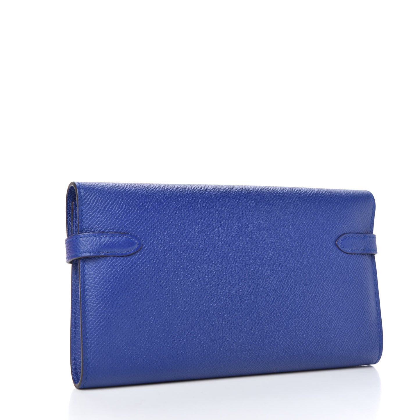 Epsom Kelly Longue Wallet Bleu Electrique
