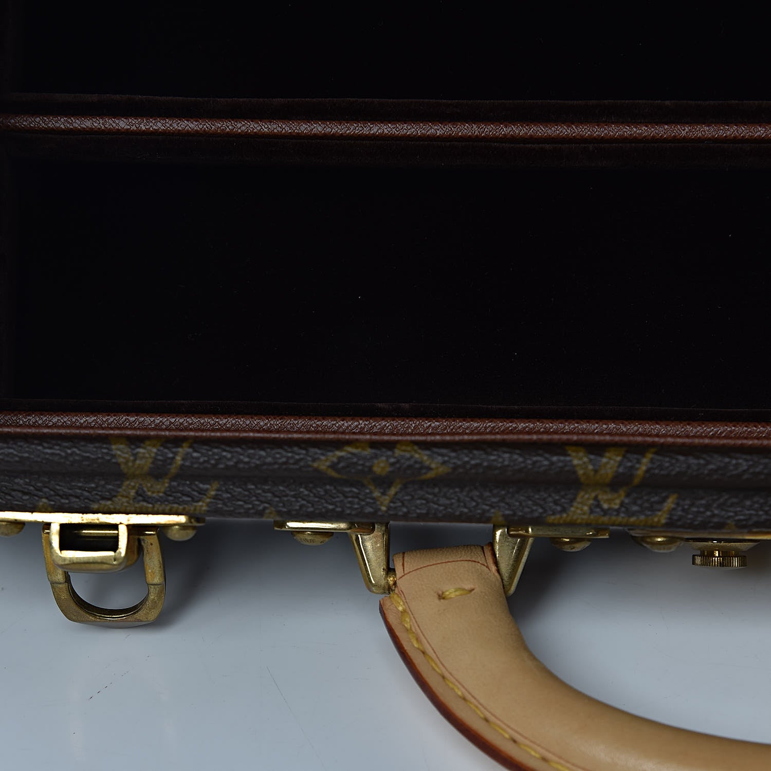 Louis Vuitton Monogram Jewellery Case Hard Trunk 12 of 22