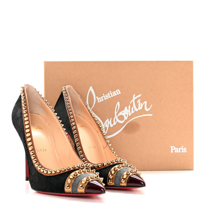 Christian Louboutin Pony Hair Malabar Hill Spikes 100 Pumps 38.5 Black 15 of 15