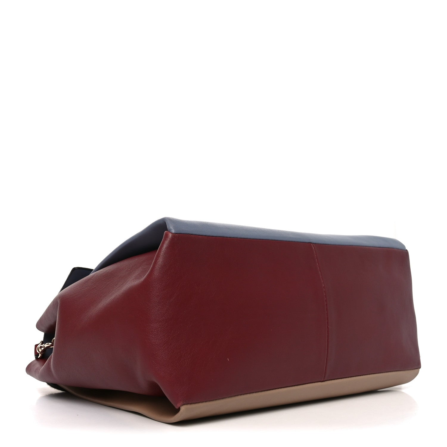 Valentino Garavani Calfskin Pony Hair Colorblock Mime Single Handle Bag Multicolor 4 of 9