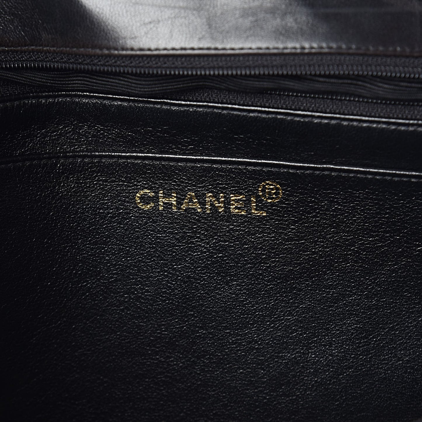 Lambskin Quilted Jumbo Single Flap Black