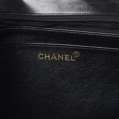 Chanel Lambskin Quilted Jumbo Single Flap Black 6 of 11