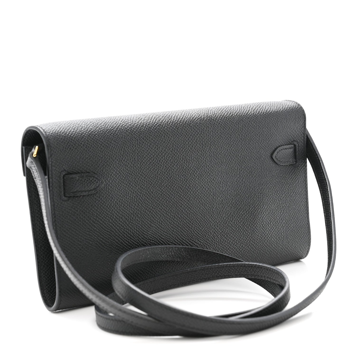 Hermes Epsom Kelly Wallet To Go Black 3 of 11