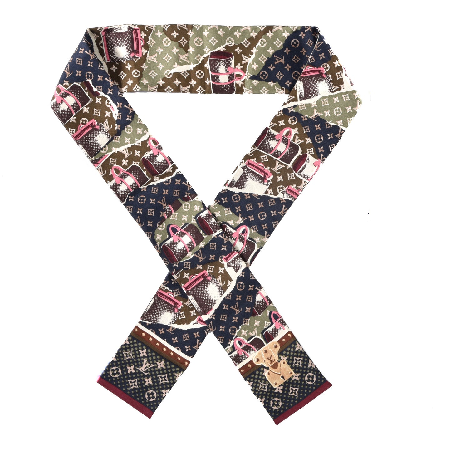 Silk Monogram Voyage Bandeau