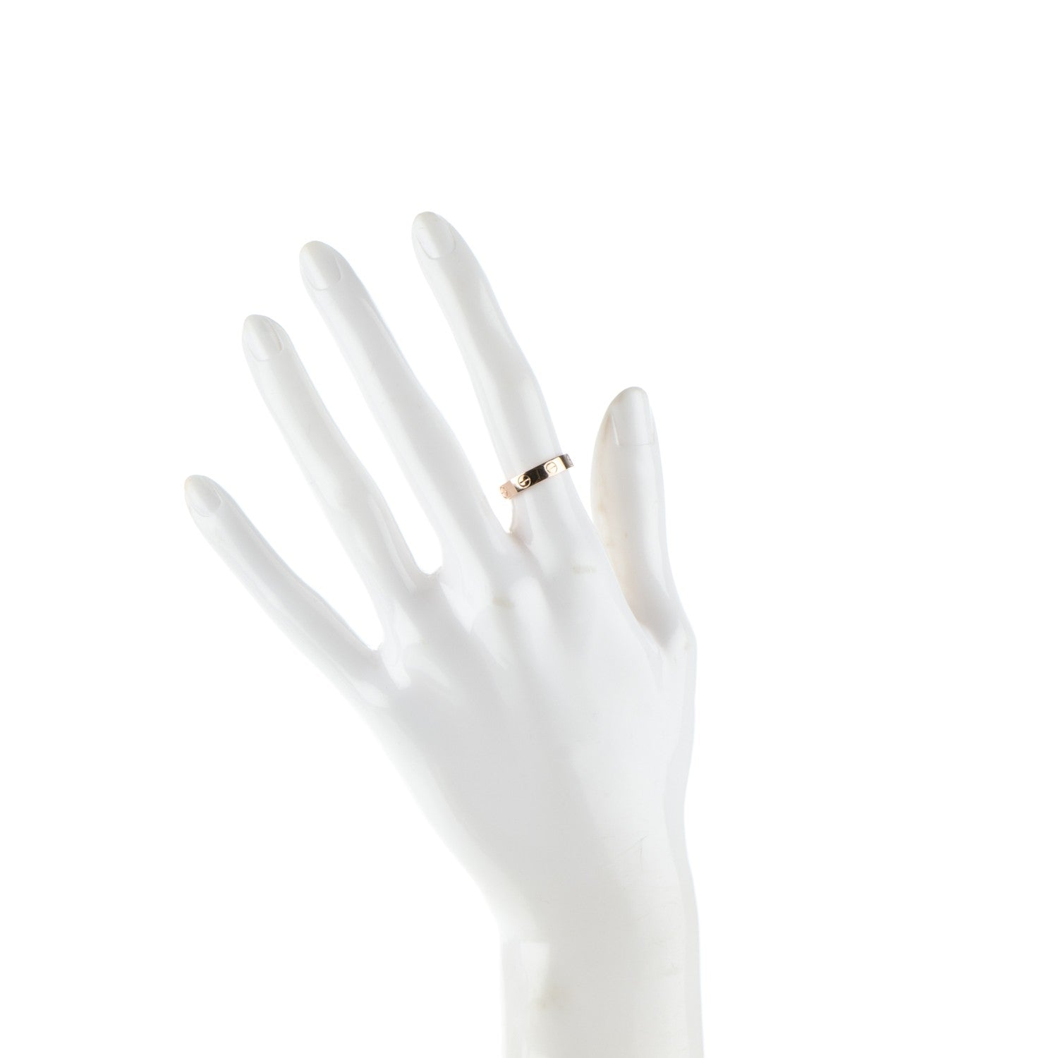 Cartier 18K Pink Gold 3.5mm LOVE Wedding Band Ring 50 5.25 2 of 5