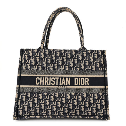 Christian Dior Oblique Medium Book Tote Blue Multicolor 1 of 14