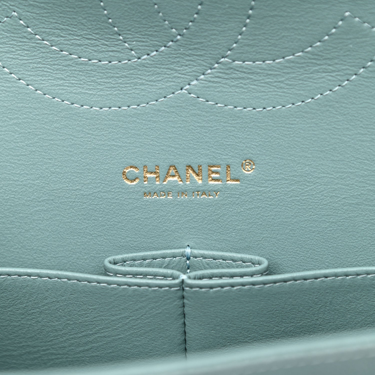 Chanel Iridescent Caviar Quilted Jumbo Double Flap Light Blue 6 of 11