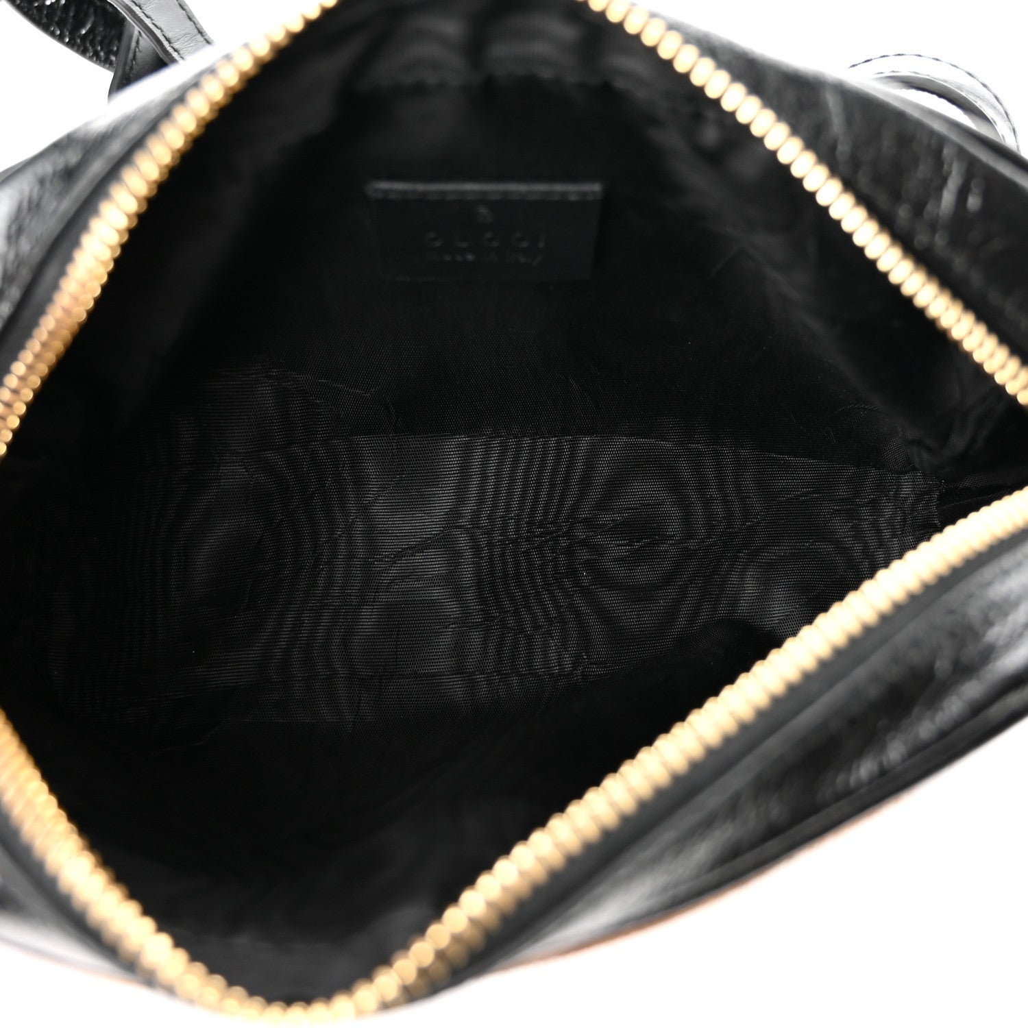 Gucci Suede Patent Web Mini Ophidia Shoulder Bag Nocciola Black 5 of 10