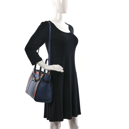 Mulberry Crocodile Embossed Calfskin Small Zipped Bayswater Blue Multicolor 2 of 8