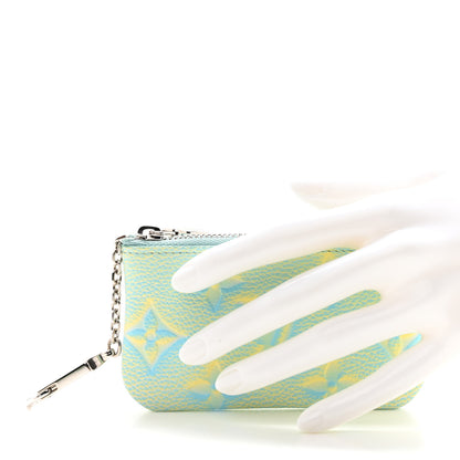 Louis Vuitton Empreinte Monogram Summer Stardust Key Pouch Water Green 2 of 7