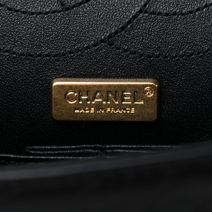 Chanel Aged Calfskin Lucky Charms 2.55 Reissue 225 Flap Black 6 of 9