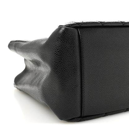 Chanel Caviar Quilted Grand Shopping Tote GST Black 9 of 10