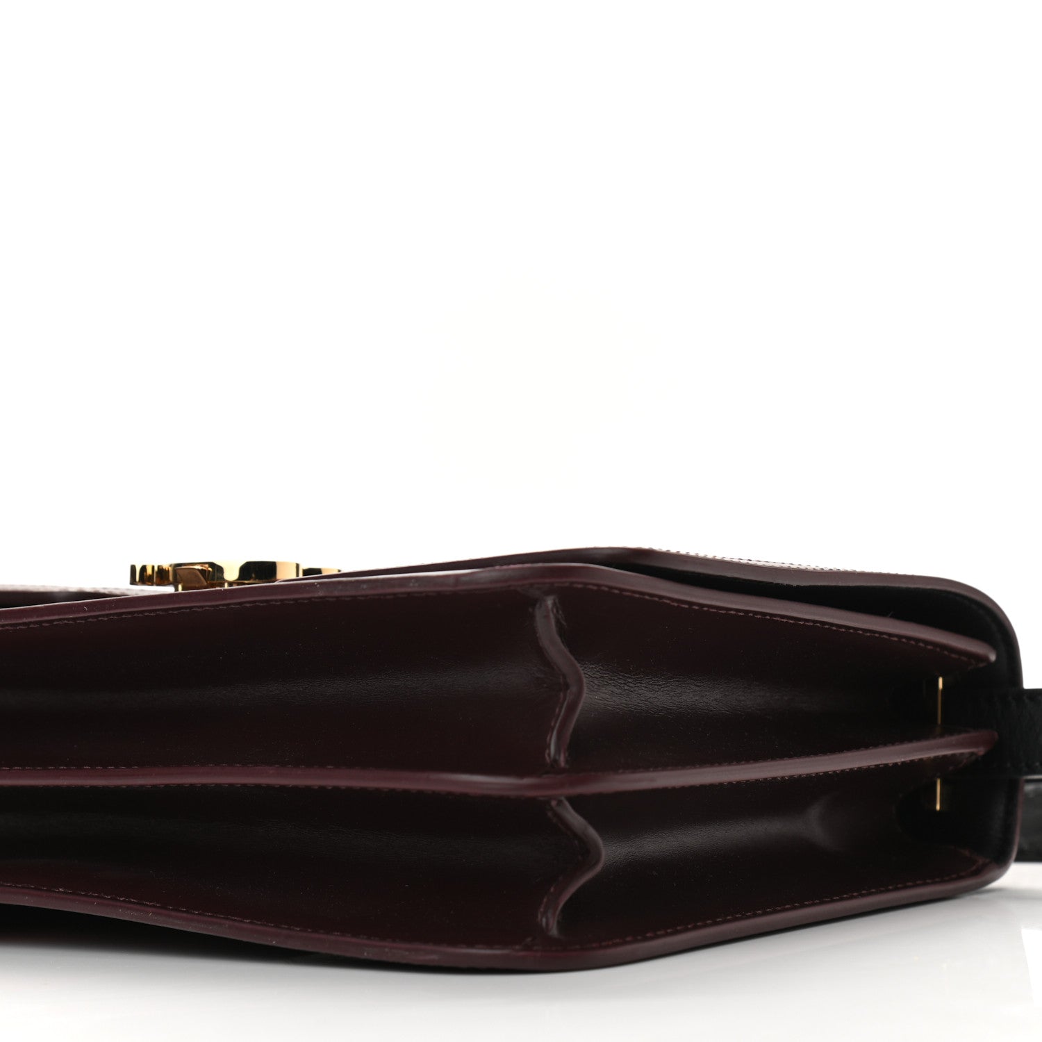 Burberry Calfskin Applique Monogram Medium TB Bag Oxblood 9 of 10