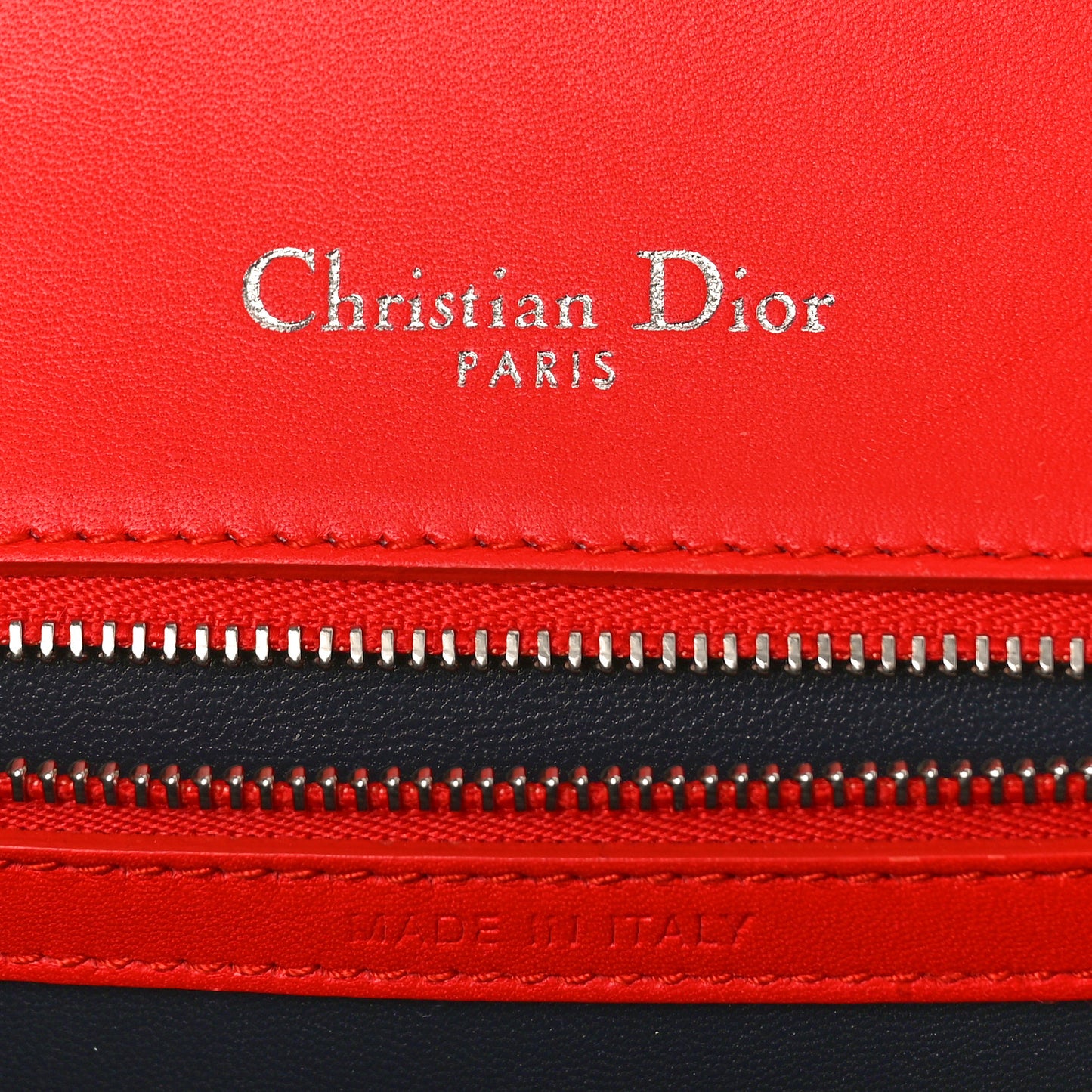 Patent Micro-Cannage Medium Diorama Flap Bag Red