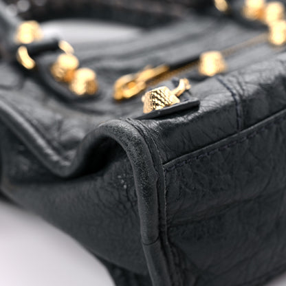 Balenciaga Agneau Giant 12 Gold Hardware Mini City Anthracite 8 of 14