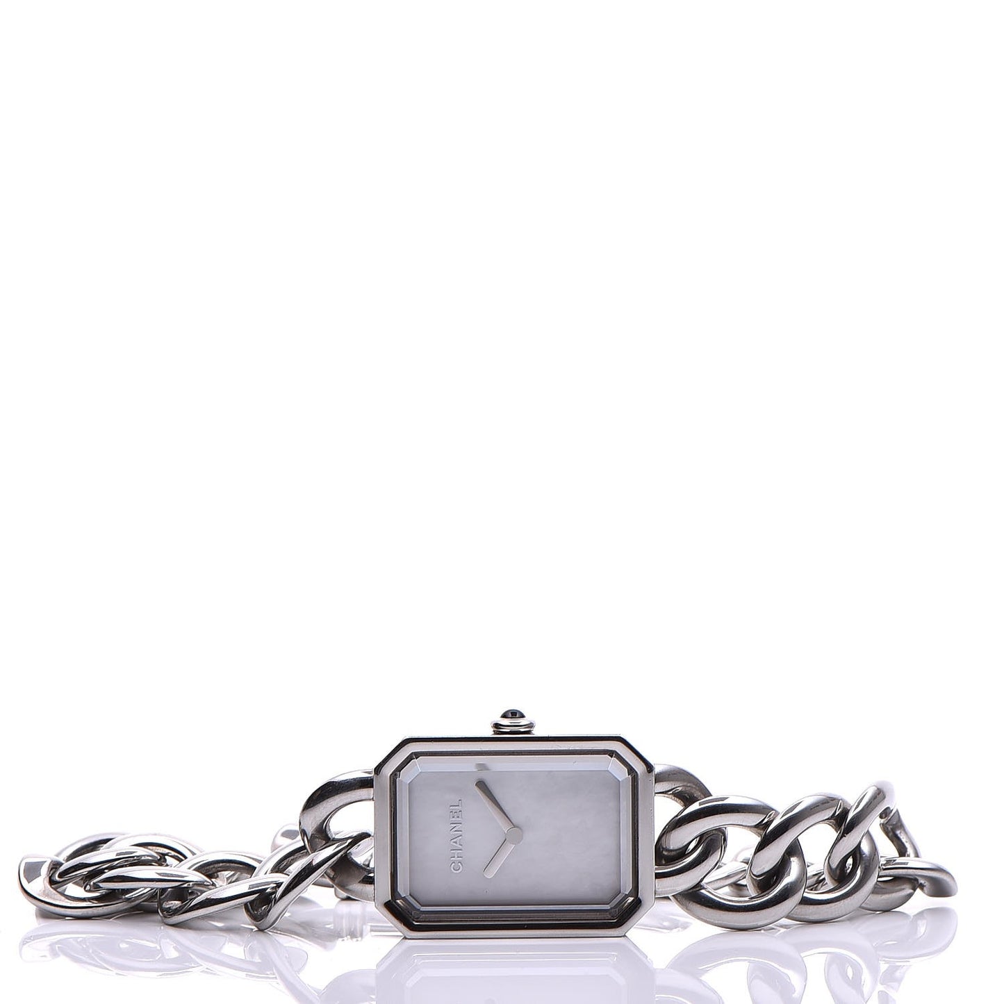 Stainless Steel Mother of Pearl 20mm Chain Premiere Quartz Watch