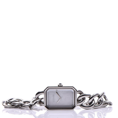 Chanel Stainless Steel Mother of Pearl 20mm Chain Premiere Quartz Watch 3 of 8