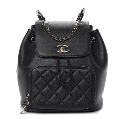 Chanel Caviar Quilted Business Affinity Backpack Black 1 of 8