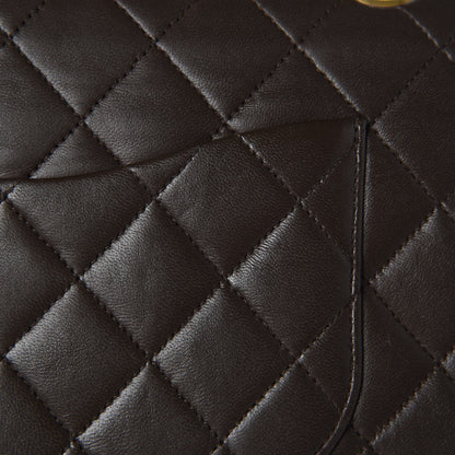 Chanel Lambskin Quilted Medium Double Flap Brown 11 of 13