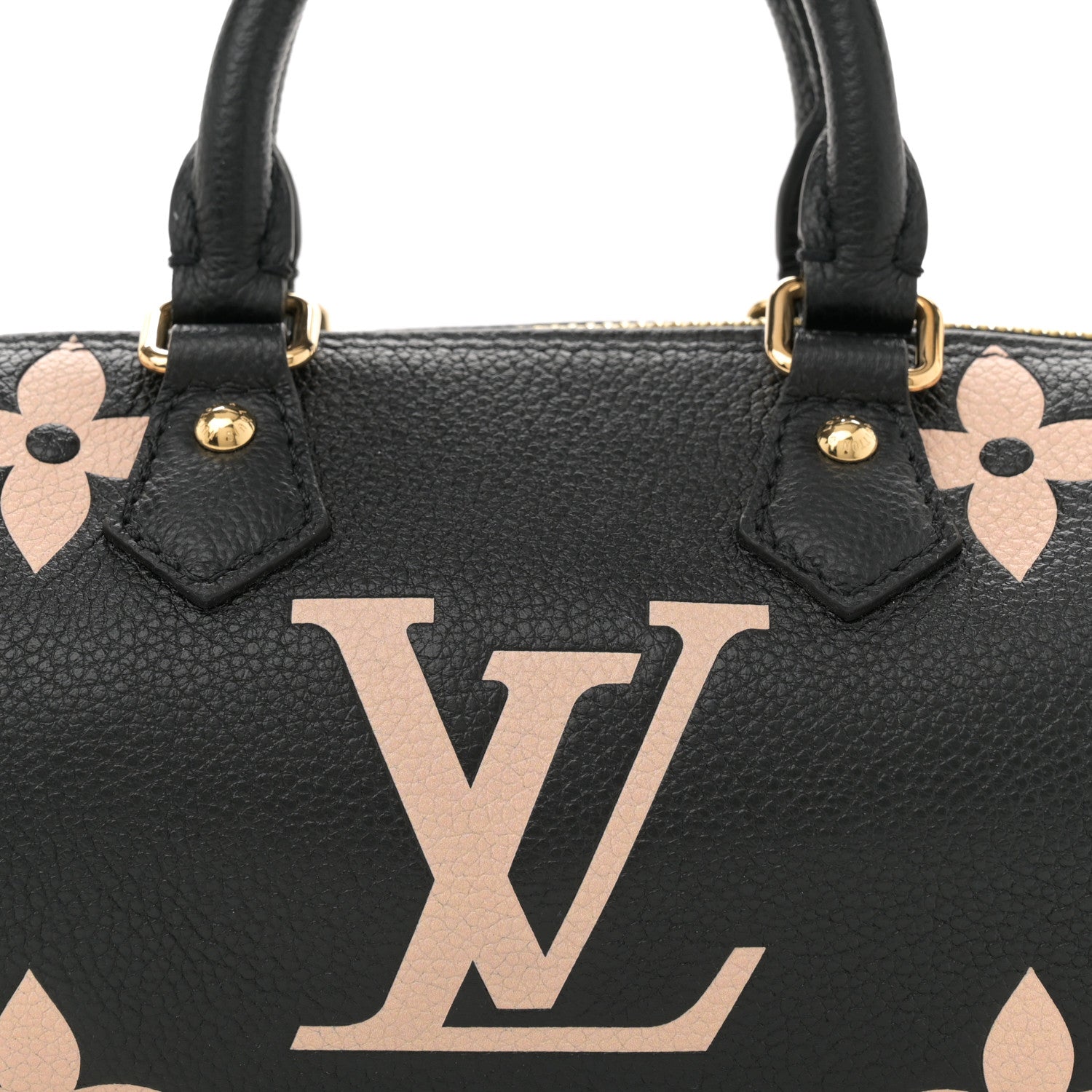 Louis Vuitton Empreinte Monogram Giant Papillon BB Black Beige 7 of 9